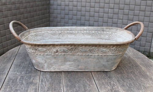 Blumenkasten zink shabby neu - blumenkasten,