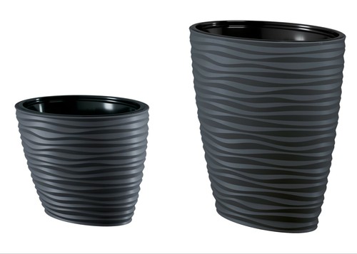 Blumenkübel slim welle - blumenkübel,