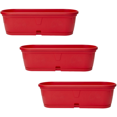 Pflanzkübel blumenkasten - 3x,